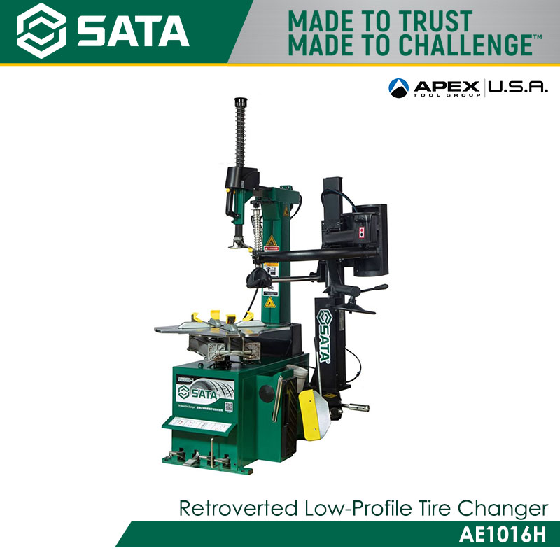 SATA AE1016H Retroverted Low-Profile Tire Changer - Image 3