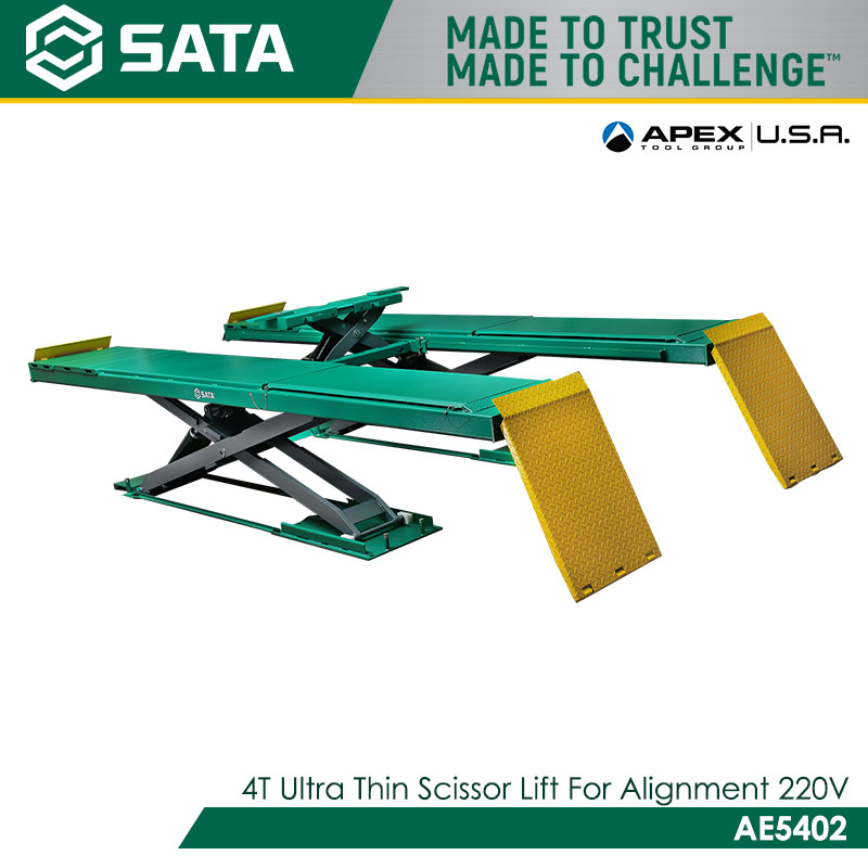 SATA AE5402 4T Ultra Thin Scissor Lift For Alignment 220V - Image 2