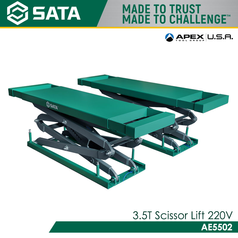 SATA AE5502 3.5T Scissor Lift 220V