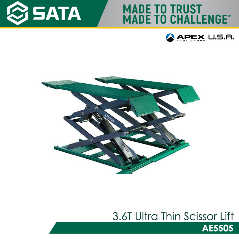 SATA AE5505 3.6T Ultra Thin Scissor Lift - Image 2