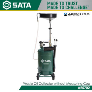 SATA AE5702 Waste Oil Collector without Measuring Cup