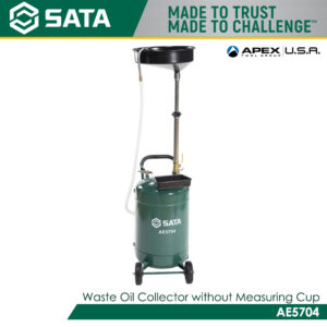SATA AE5704 Waste Oil Collector without Measuring Cup