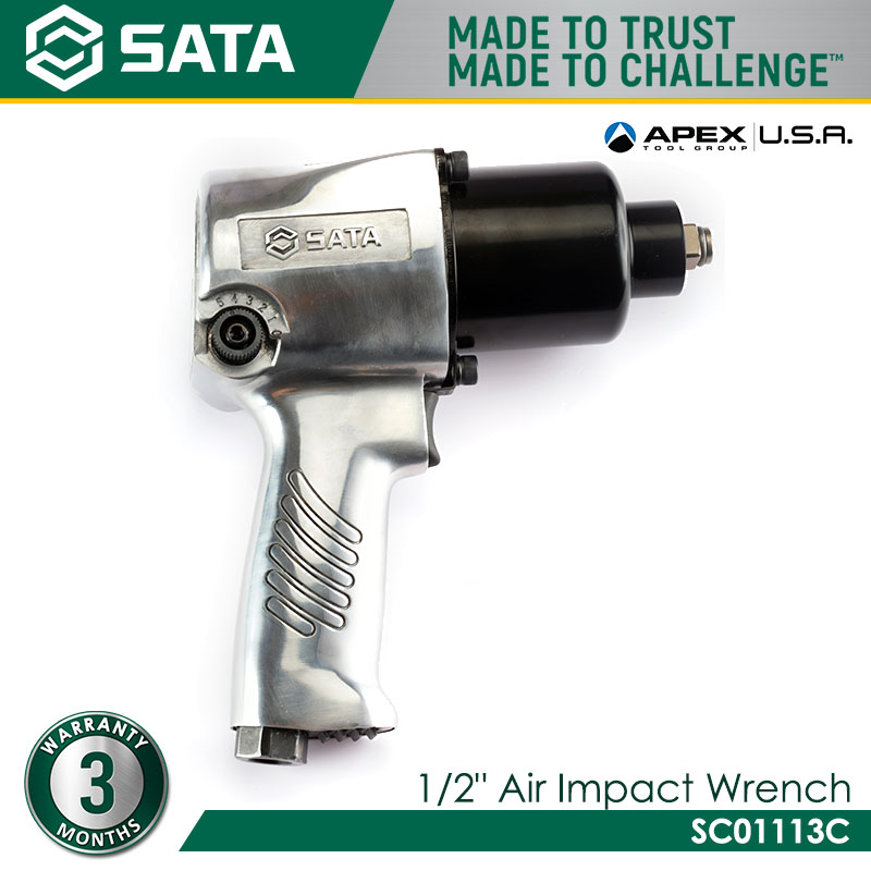 SATA SC01113C 1/2" Air Impact Wrench - Image 2