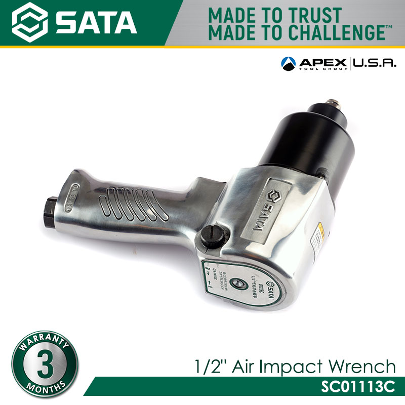 SATA SC01113C 1/2" Air Impact Wrench - Image 4