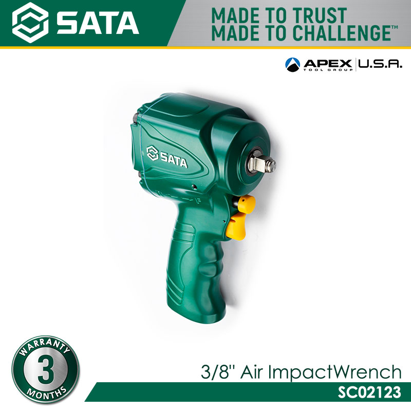 SATA SC02123 3/8" Air Impact Wrench - Image 2