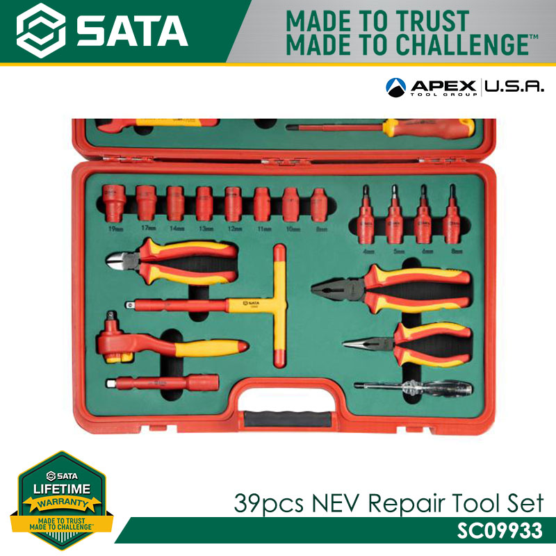 SATA SC09933 39pcs NEV Repair Tool Set - Image 3