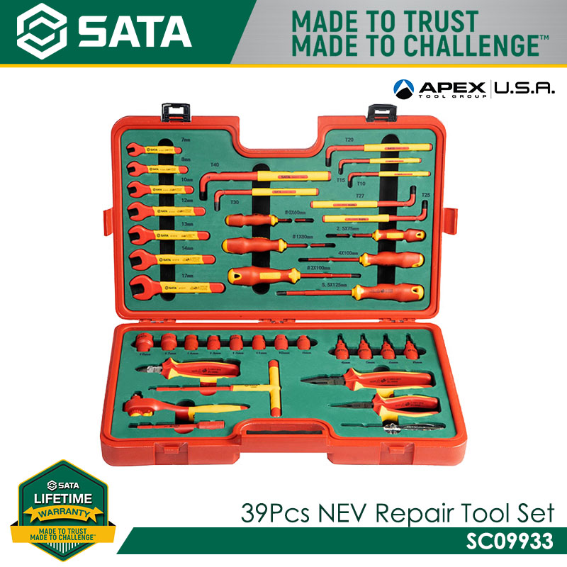 SATA SC09933 39Pcs NEV Repair Tool Set