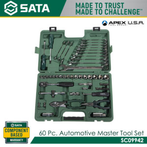 SATA SC09942 60 Pc. Automotive Master Tool Set