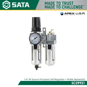 SATA Air Source Processor (Air Regulator + Water Separator)