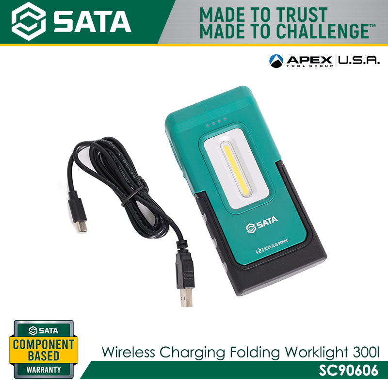 SATA SC90606 Wireless Charging Folding Worklight 300l - Image 2