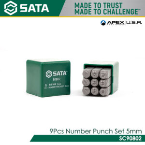 SATA 9pcs. Number Punch Set