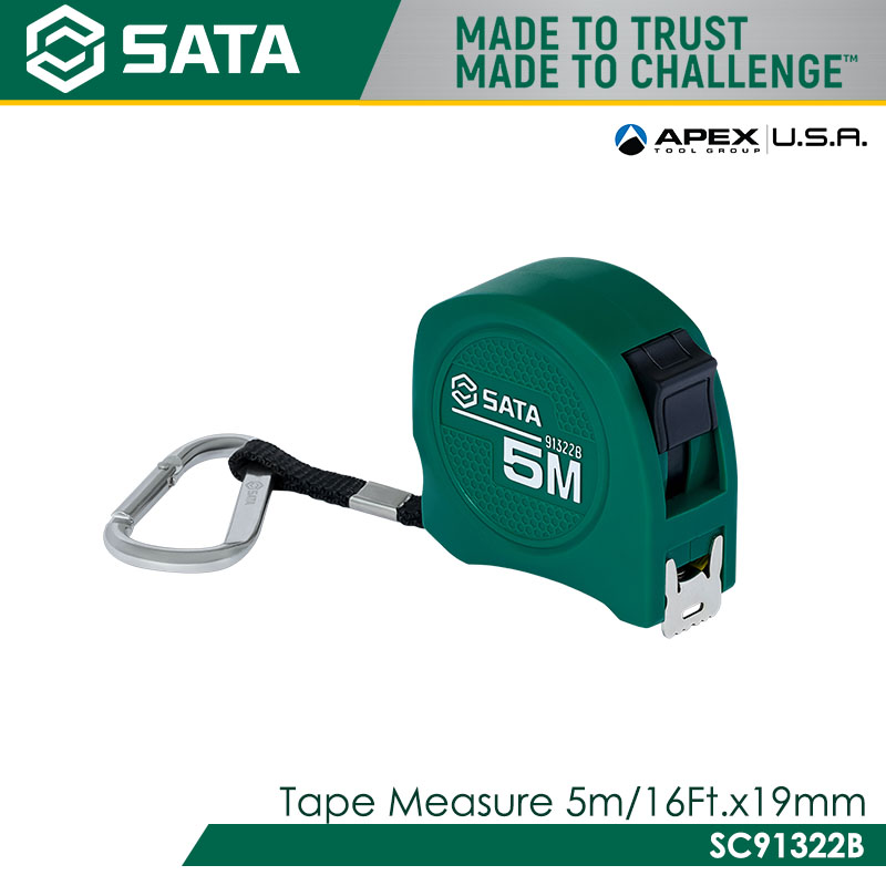 SATA Tape Measure 5m/16Ft.x19mm