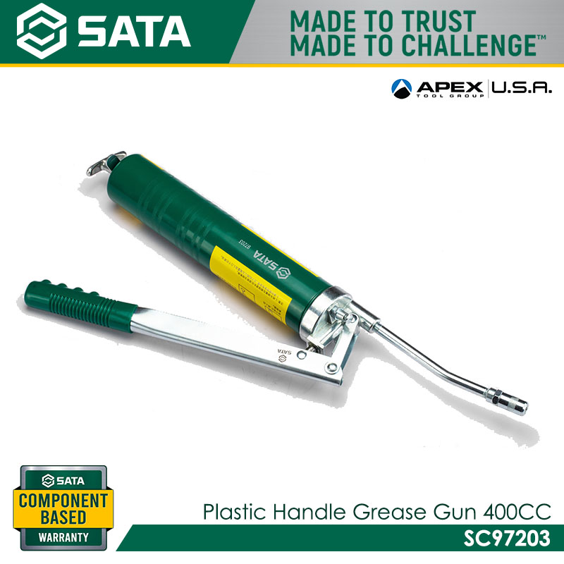SATA SC97203 Plastic Handle Grease Gun 400CC - Image 3