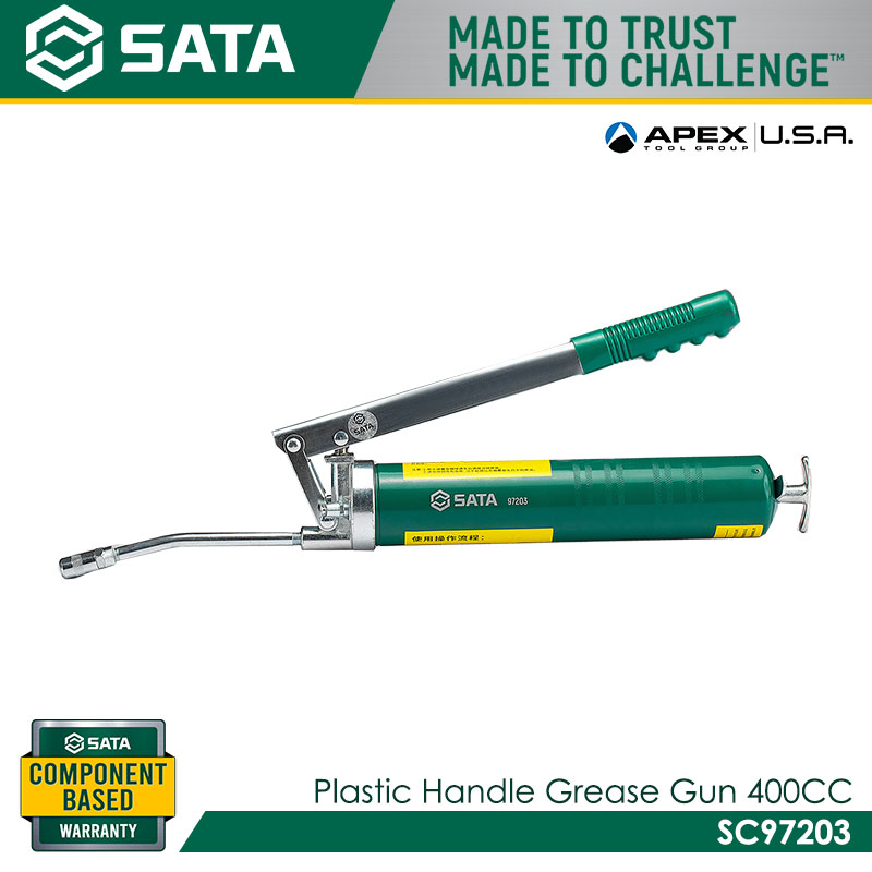 SATA SC97203 Plastic Handle Grease Gun 400CC - Image 4