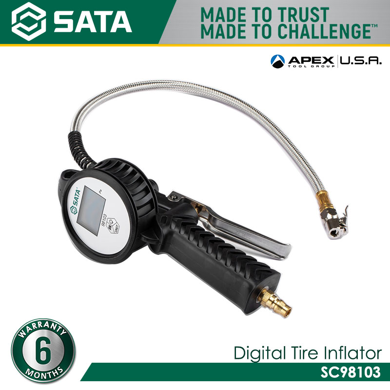 SATA SC98103 Digital Tire Inflator - Image 4