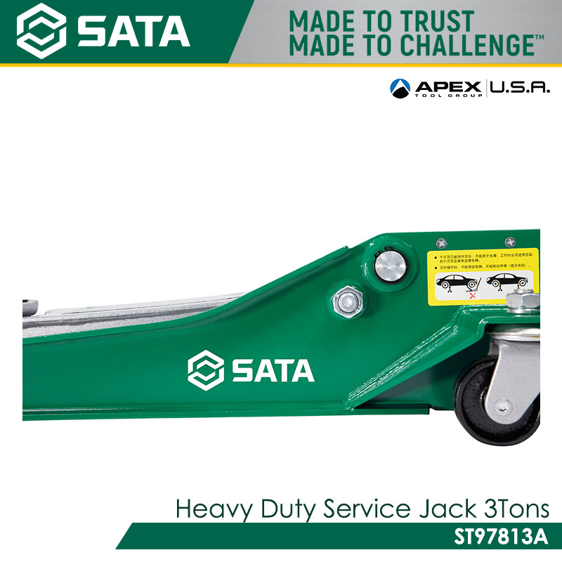 SATA ST97813A Heavy Duty Service Jack 3Tons - Image 3